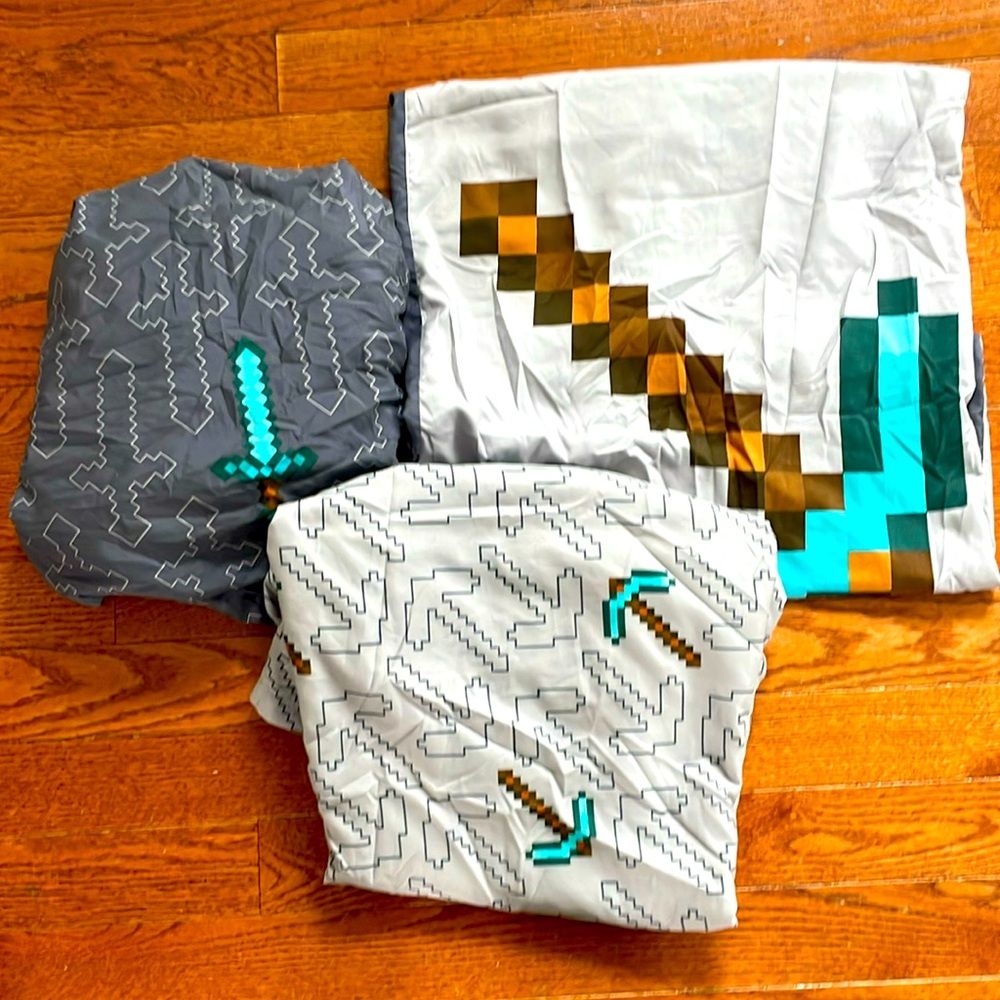 Minecraft Twin Sheet Set for Boy or Girl Bedding